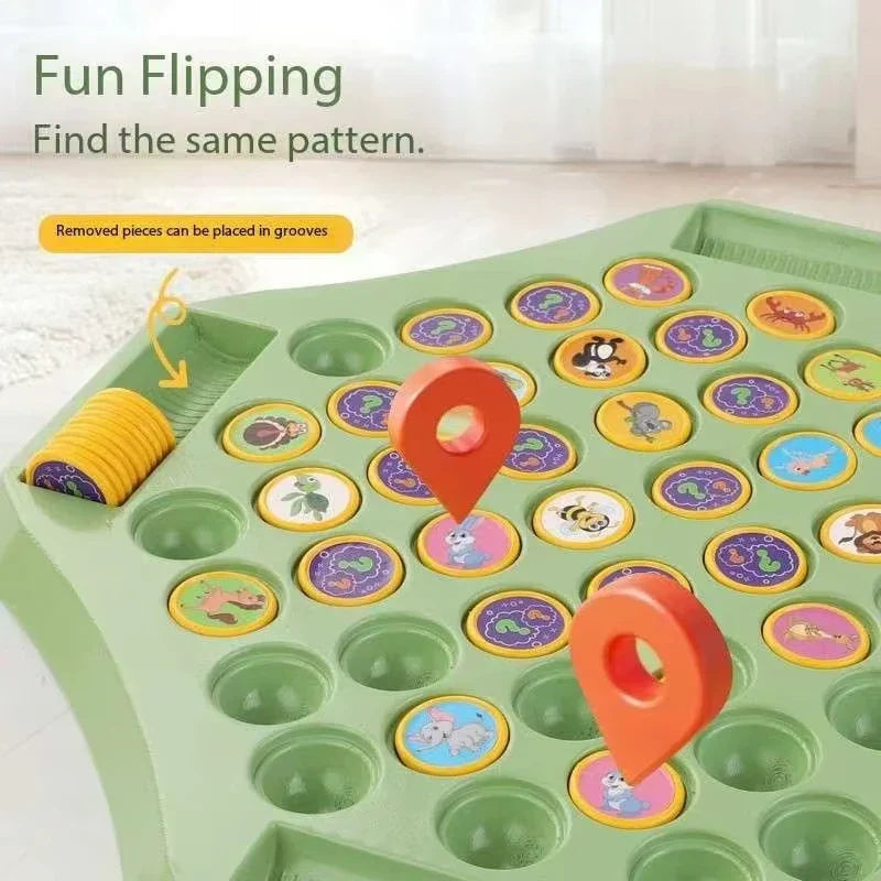 Animal Flip Chess Toy