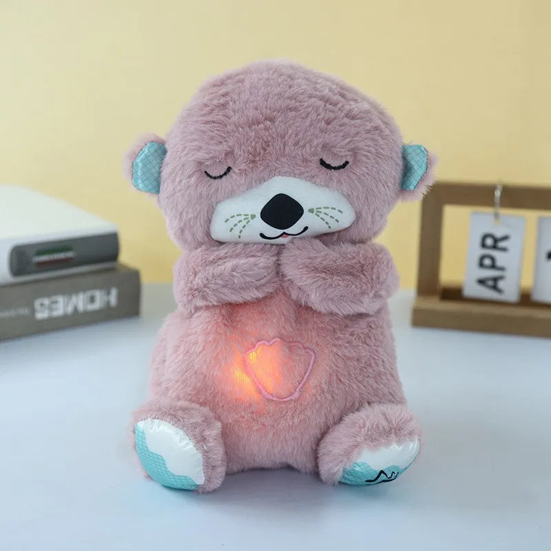 Breathing Bear Baby Soothing Otter Doll Toy