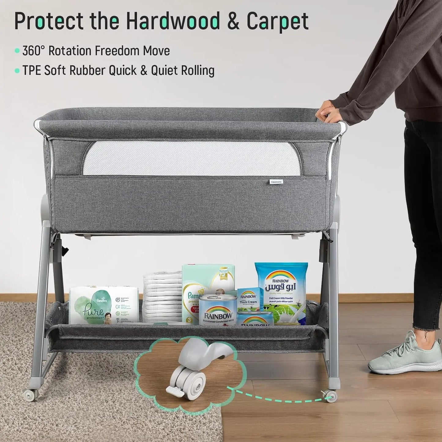 Foldable Baby Crib