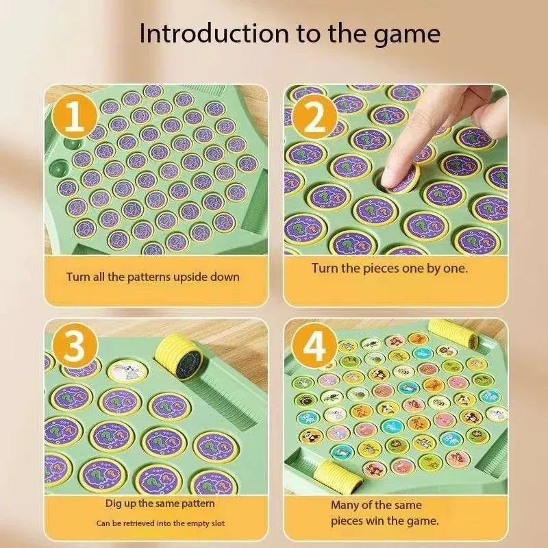 Animal Flip Chess Toy