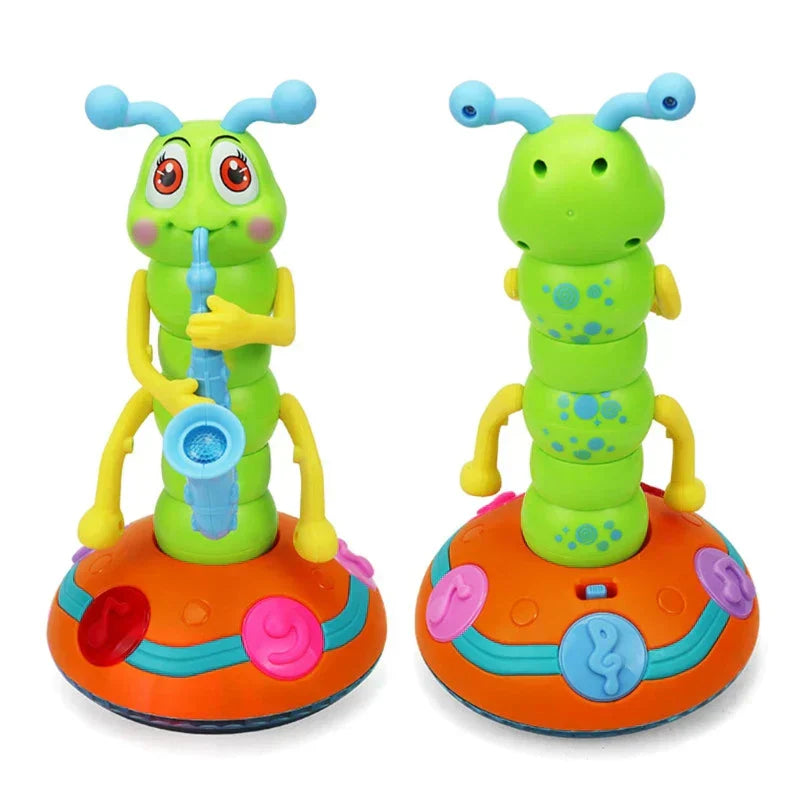 Musical Dancing Saxophone Caterpillar Toy