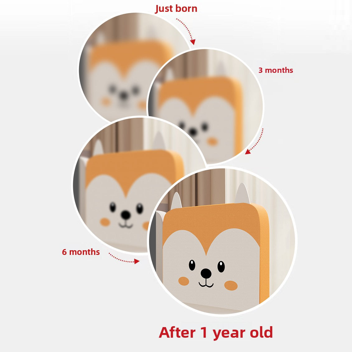 Adjustable Baby Bed Guardrail Safety Barrier