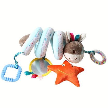 Spiral Plush Youngsters Car Seat Toy