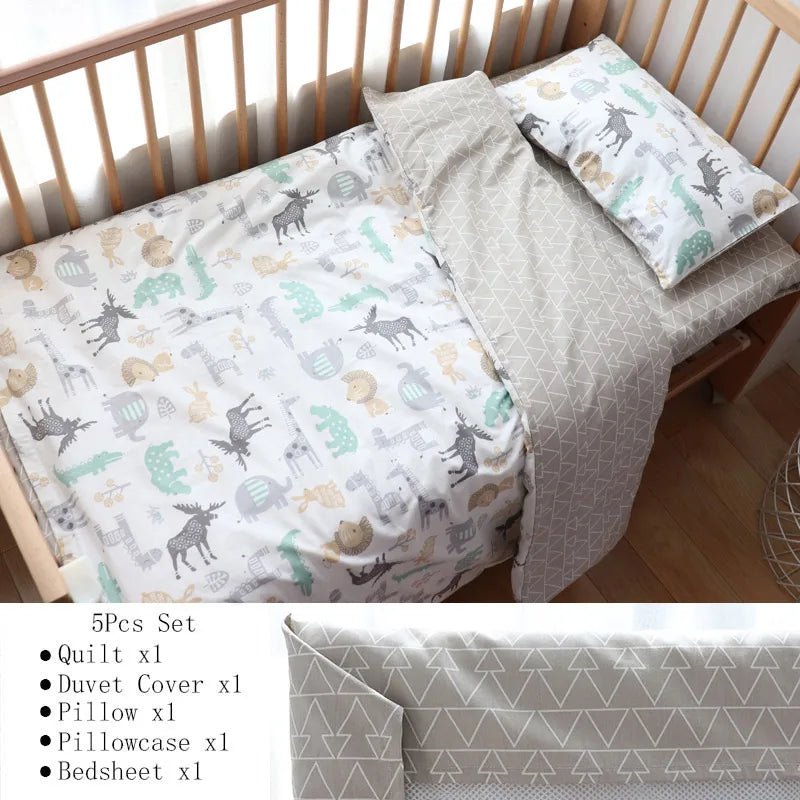 Nordic Cotton Baby Bedding Set