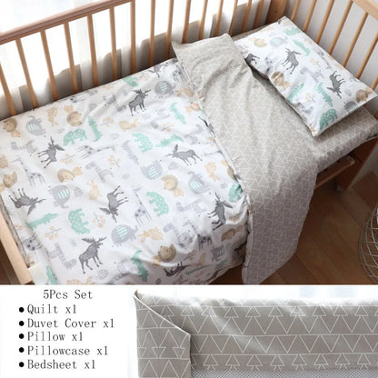 Nordic Cotton Baby Bedding Set