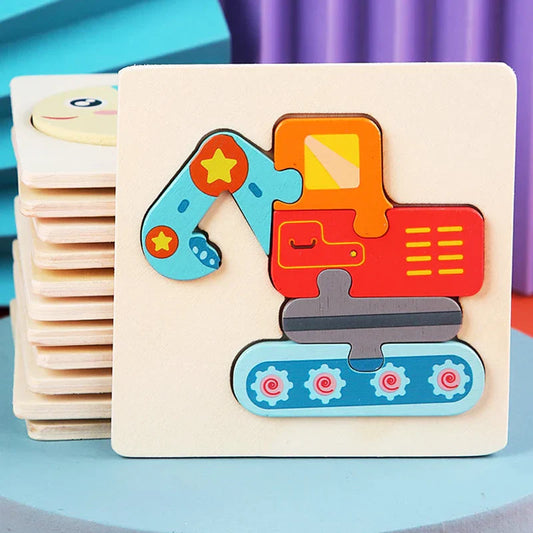 Kids Wooden Toys 3D
