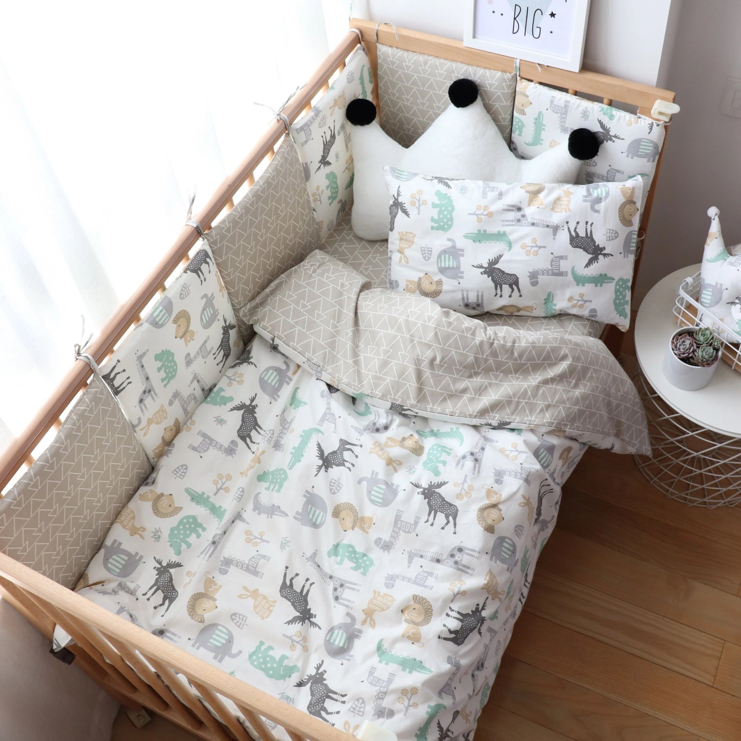 Nordic Cotton Baby Bedding Set