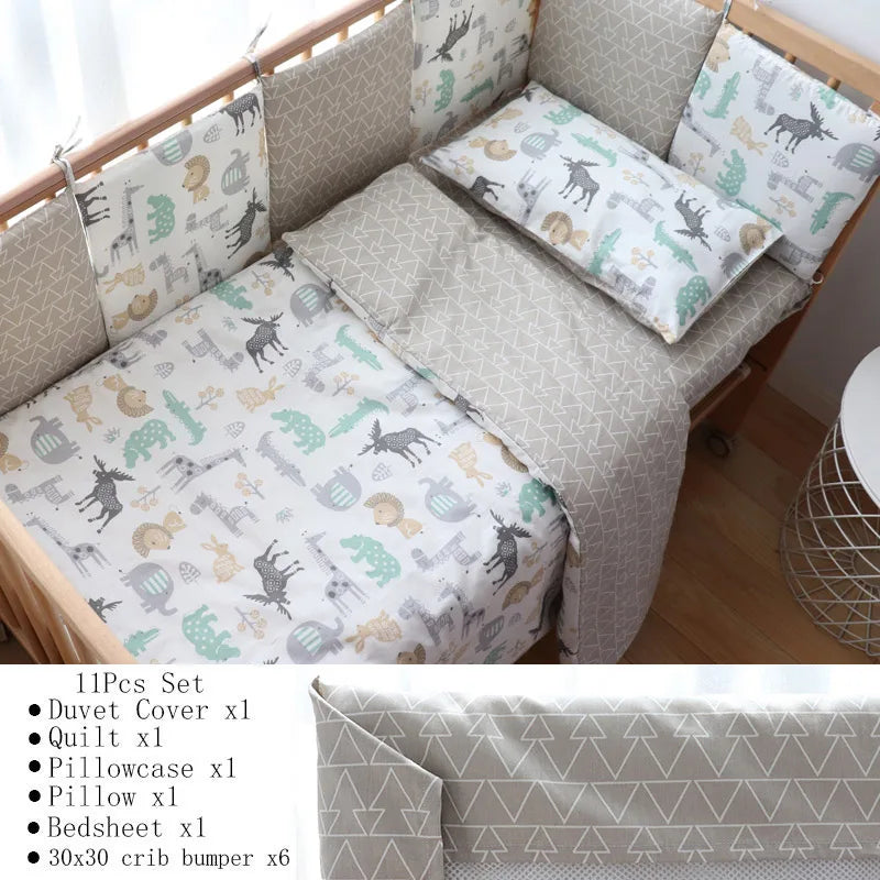 Nordic Cotton Baby Bedding Set