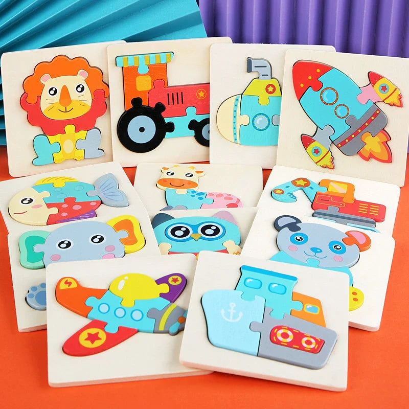 Kids Wooden Toys 3D