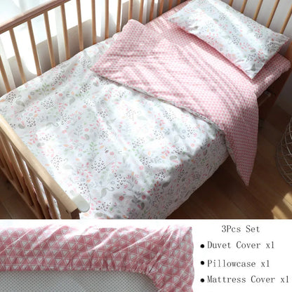 3Pcs Baby Bedding Set