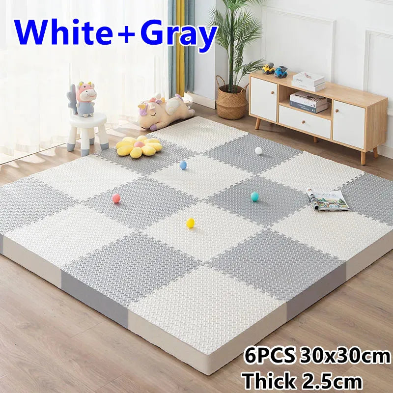 Baby Activity Gym Play Mats 6PCS 30x30cm