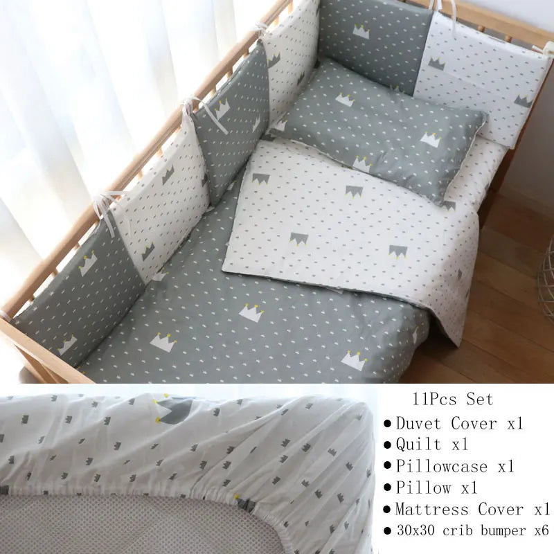 Nordic Cotton Baby Bedding Set