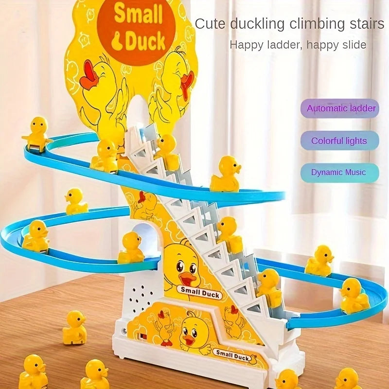 6pcs Ducklings Climbing Stairs Toy