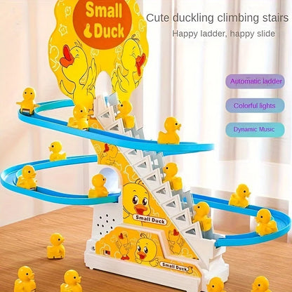 6pcs Ducklings Climbing Stairs Toy