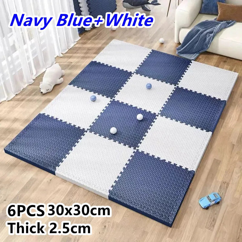 Baby Activity Gym Play Mats 6PCS 30x30cm