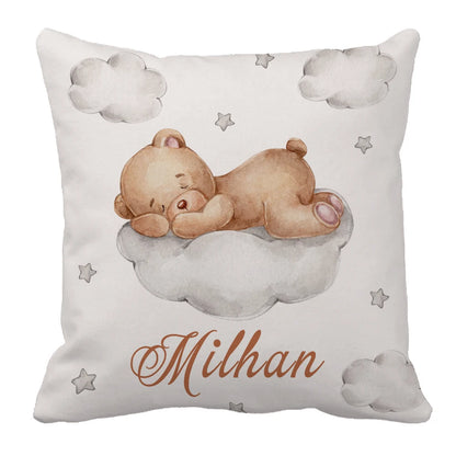 Sleeping Bear Custom Name Crib Bedding Set