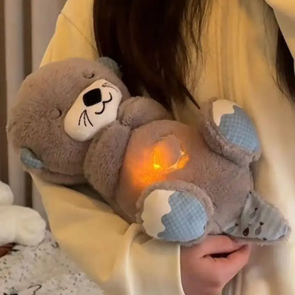 Breathing Bear Baby Soothing Otter Doll Toy