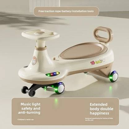Battery version Children's twist bike