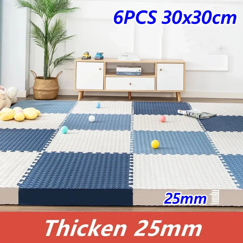 Baby Activity Gym Play Mats 6PCS 30x30cm