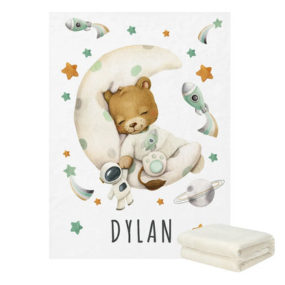 Space Bear Crib Bedding Set