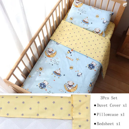 3Pcs Baby Bedding Set