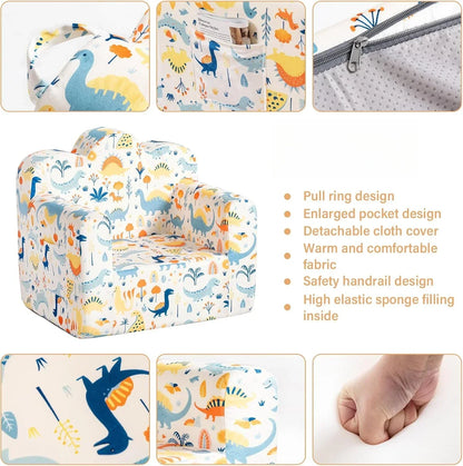 Cloud-Like Comfy Printed Kids Sofa