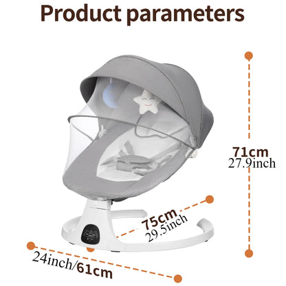 Electric Baby Rocker with Bluetooth