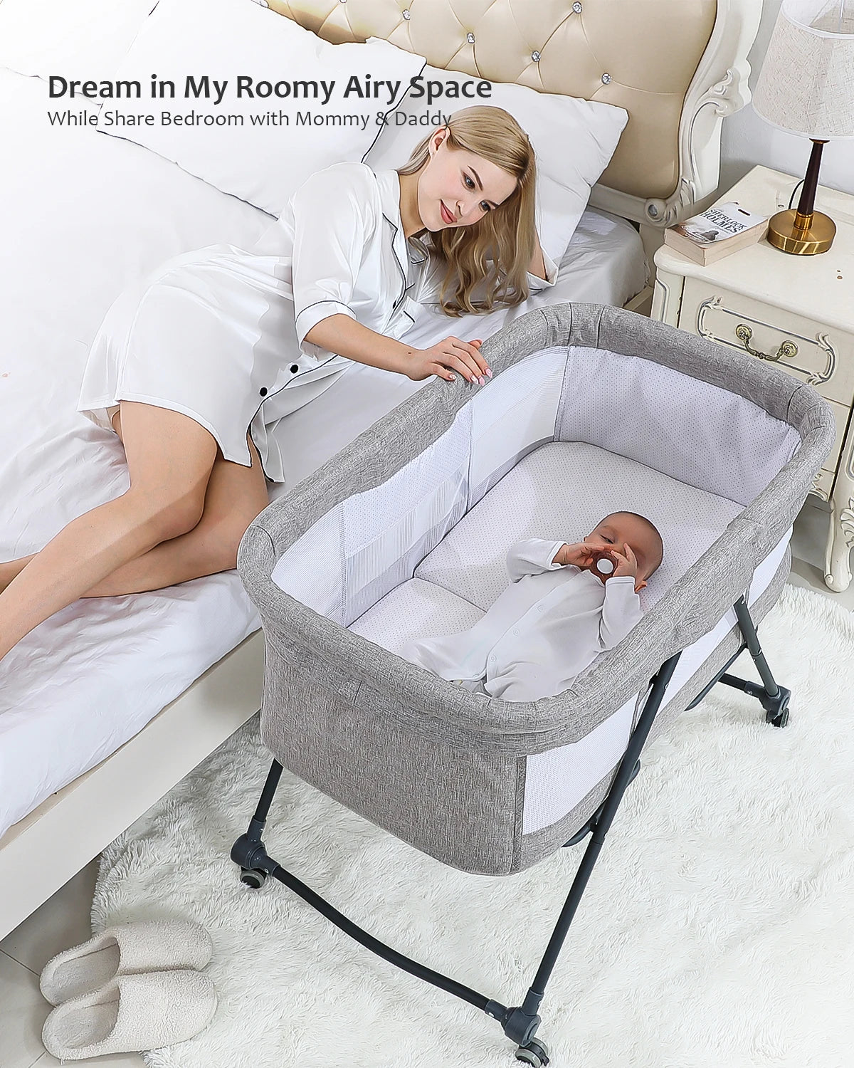 Grab-and-go Travel Cot