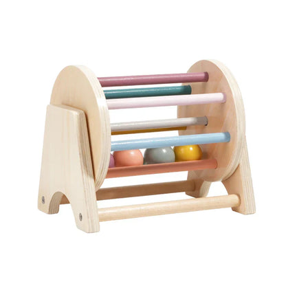 Baby Montessori Wooden Spinning Drum