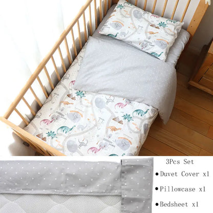 3Pcs Baby Bedding Set