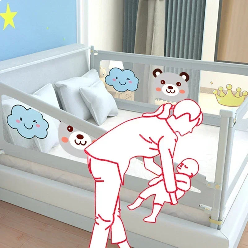 Children Bed Anti-Fall Barrier