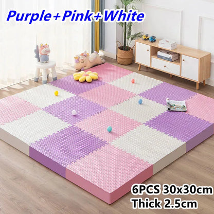 Baby Activity Gym Play Mats 6PCS 30x30cm