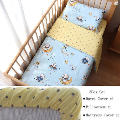 3Pcs Baby Bedding Set