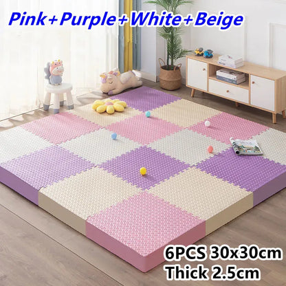 Baby Activity Gym Play Mats 6PCS 30x30cm