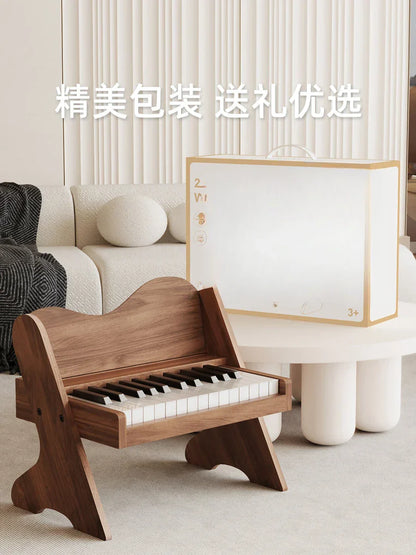 Wooden children's small piano