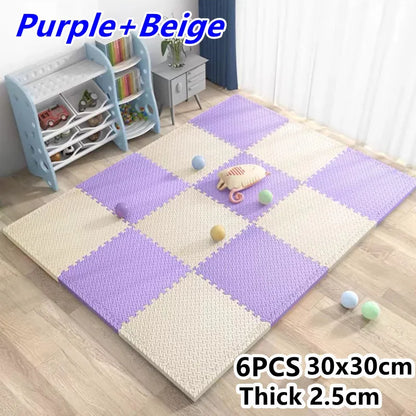 Baby Activity Gym Play Mats 6PCS 30x30cm