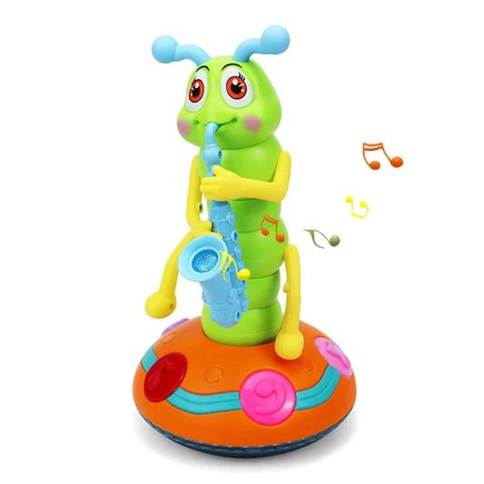 Musical Dancing Saxophone Caterpillar Toy