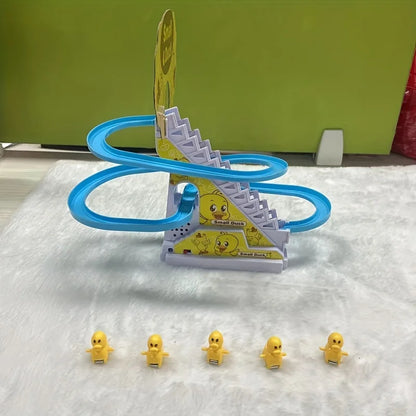 6pcs Ducklings Climbing Stairs Toy