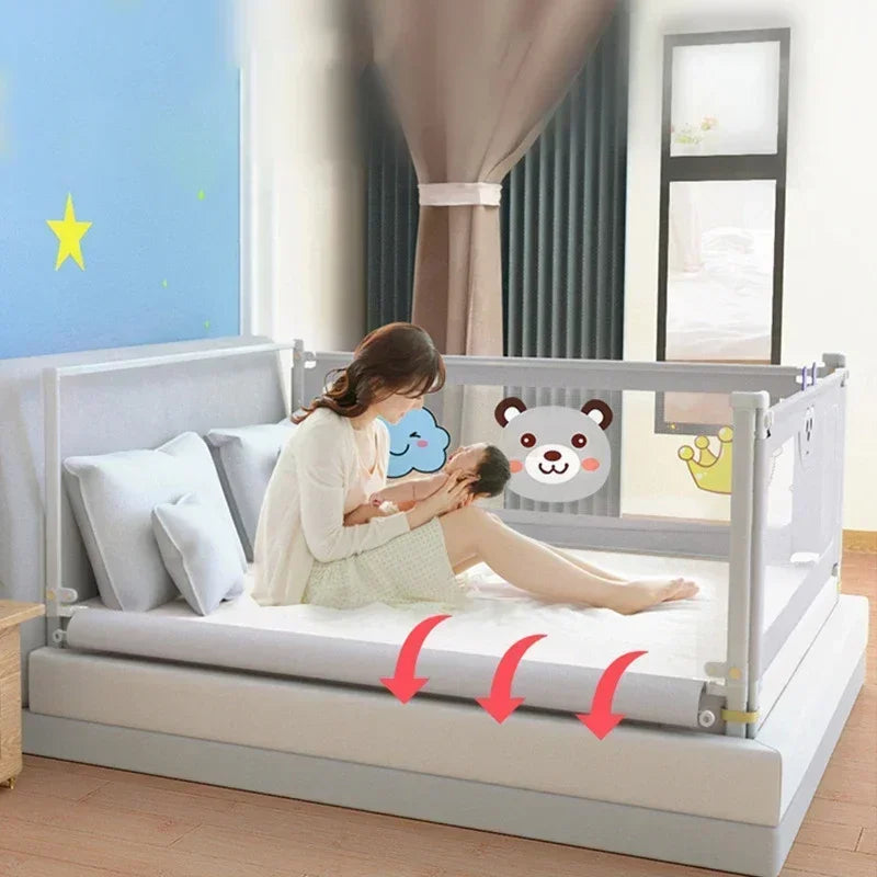 Children Bed Anti-Fall Barrier