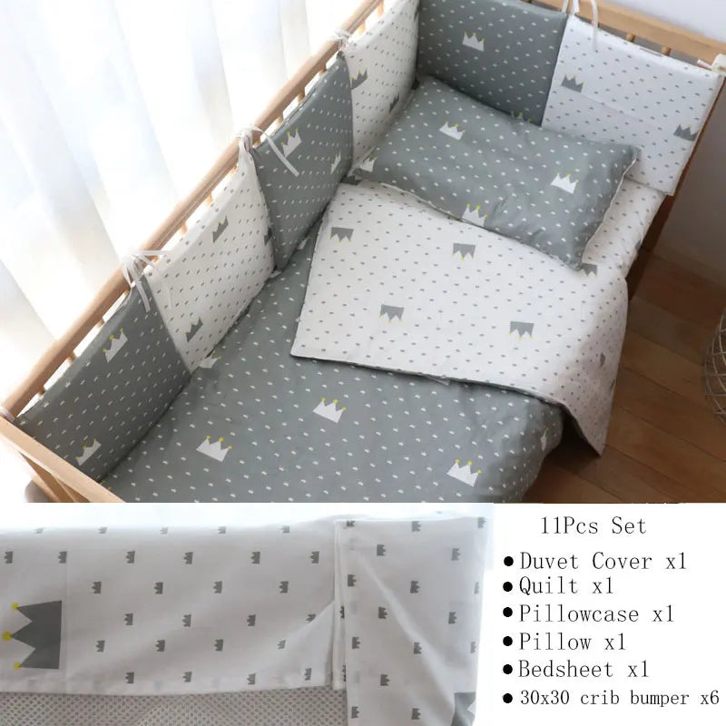 Nordic Cotton Baby Bedding Set