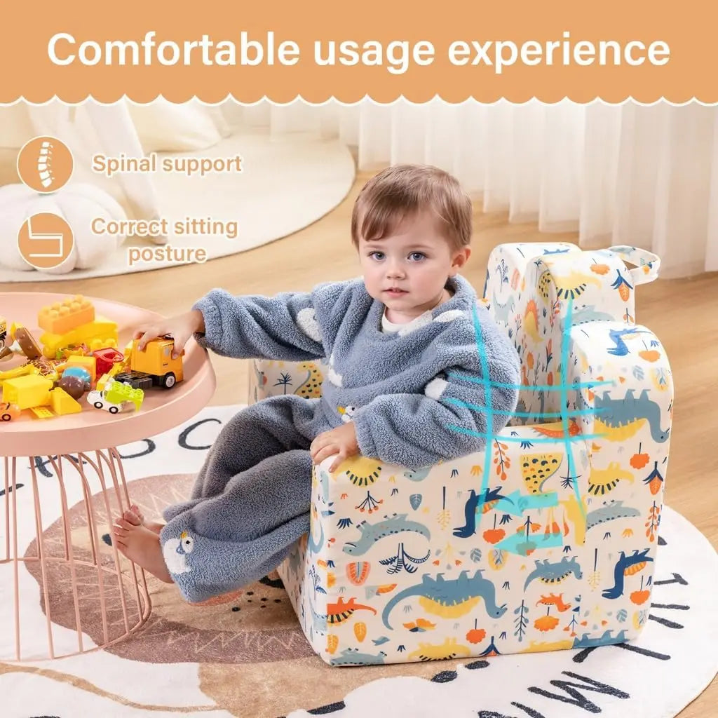 Cloud-Like Comfy Printed Kids Sofa